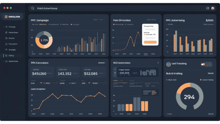 Search optimization dashboard showing long-term ranking growth